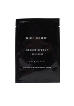 Niki Newd® Spruce Sprout Skin Mask – orgaaninen puhdistava kasvonaamio rasvoittuvalle ja epätasapainoiselle iholle, joka auttaa palauttamaan ihon tasapainon.